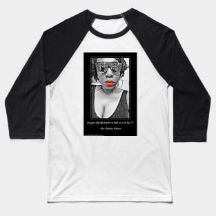 Bold Red Lip Baseball T-Shirt